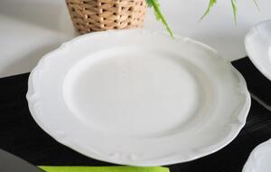 Ćmielóv tanierová súprava Maria Teresa biela 18-dielná