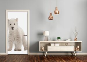 Samolepiace fototapety na dvere Ľadový medveď 75x205 cm