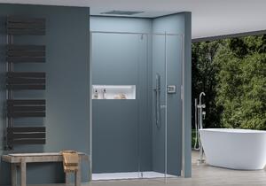 Cerano Santini, krídlové sprchové dvere 110x195 cm, 6mm číre sklo, chrómový profil, CER-CER-426208