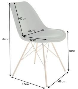 Invicta Interior - Dizajnová stolička SCANDINAVIA MEISTERSTÜCK zelená, zamat