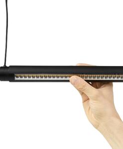 HAY Závesná lampa Factor Linear Suspension, Soft Black Directional (3500K)