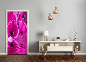Fototapeta samolepiace ružová orchidea 85x205 cm