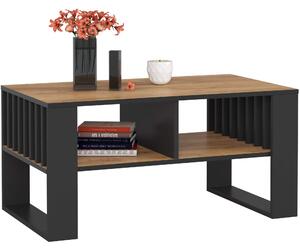 Ak furniture Konferenčný stolík Rockford dub craft/čierny
