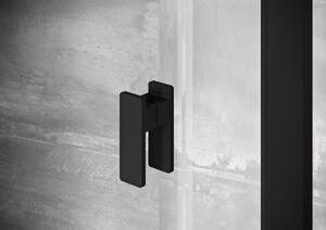 Ravak Nexty sprchové dvere 80 cm výklopné čierna matná/priehľadné sklo 03O40300Z1