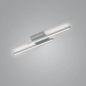 Stropné LED svetlo Nuri up/down 2-plameňové nikel