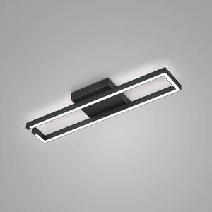 Stropné svietidlo Yoko LED, hore/dole, 70x13,5 cm, čierne