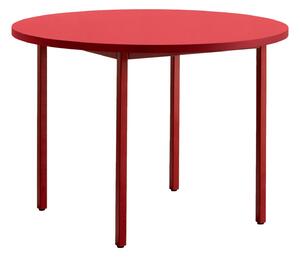 HAY Jedálenský stôl Two-Colour Ø105, Red / Red