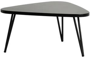 LivinHill Konferenčný stolík Adesso 68 cm z masívu čierny