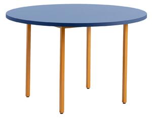 HAY Jedálenský stôl Two-Colour Ø120, Ochre / Blue