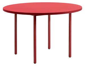 HAY Jedálenský stôl Two-Colour Ø120, Red / Red