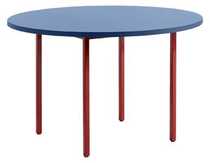 HAY Jedálenský stôl Two-Colour Ø120, Red / Blue