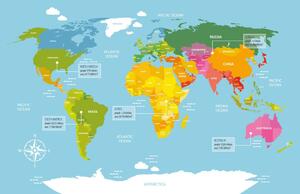 Tapeta výnimočná mapa sveta