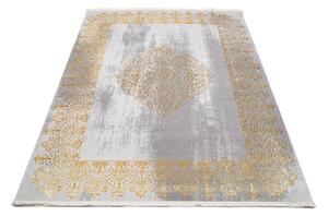 Moderný koberec sivej farby s orientálnym vzorom Sivá Šírka: 200 cm | Dĺžka: 300 cm