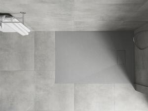 Mexen Hugo, SMC obdĺžniková sprchová vanička 100 x 70 cm, šedá, 42617010