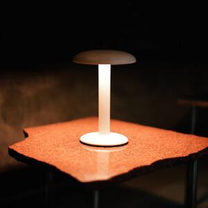 FLOS Gustave stolová LED lampa, batéria 927 biela