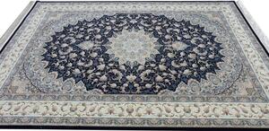 Luxusný perzský strojový koberec strieborný 2,00 x 3,00 m