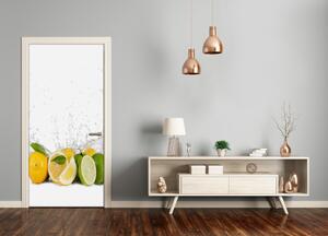 Fototapeta na dvere do domu samolepiace citrusy 75x205 cm