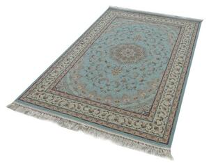 Luxusný perzský strojový koberec Shahkar tyrkis 1,70 x 2,4 m