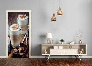 Fototapeta na dvere samolepiace káva latte 75x205 cm