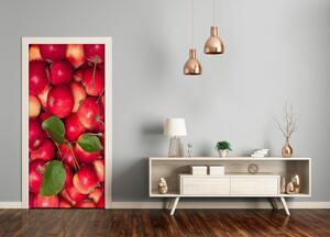 Fototapeta na dvere samolepiace červené jablká 85x205 cm