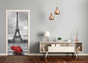 Fototapeta samolepiace na dvere Eiffelova veža 95x205 cm