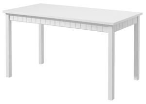Jedálenský stôl Atik 135x90 cm, biely