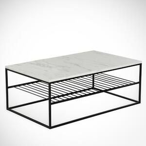 Kalune Design Konferenčný stolík Etna biely mramor