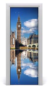 Fototapeta samolepiace na dvere Elizabeth Tower Londýn 85x205 cm