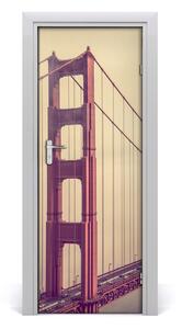 Fototapeta samolepiace dvere Most San Francisco 95x205 cm