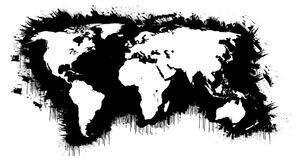 Fototapeta - Biele kontinenty, čierne oceány 