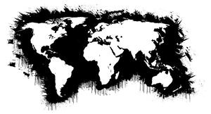 Fototapeta - Biele kontinenty, čierne oceány