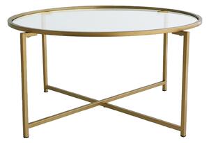 Kalune Design Konferenčný stolík Gold Sun zlatý