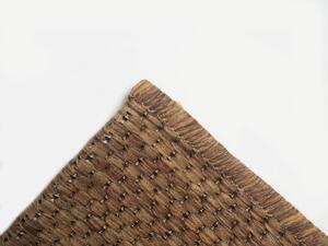 Devos koberce Kusový koberec FLOORLUX Coffee / Black 20079 Spoltex – na von aj na doma - 200x290 cm