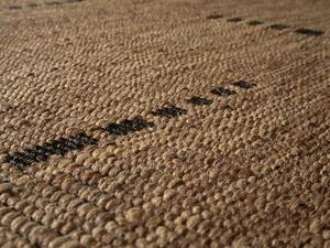 Devos koberce Kusový koberec FLOORLUX Coffee / Black 20008 Spoltex – na von aj na doma - 80x150 cm