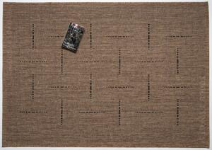 Devos koberce Kusový koberec FLOORLUX Coffee / Black 20008 Spoltex – na von aj na doma - 160x230 cm