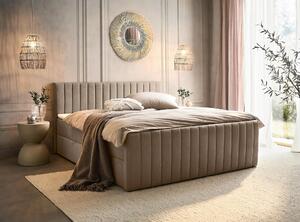 AMERICKÁ POSTEĽ, 140/200 cm, taupe Boxxx - Online Only spálne, Online Only