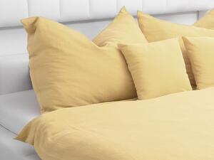 Biante Detské mušelínové posteľné obliečky do postieľky Nature MSN-003 Pastelovo žlté Do postieľky 90x120 a 40x60 cm