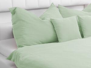 Biante Detské mušelínové posteľné obliečky do postieľky Nature MSN-002 Pastelovo zelené Do postieľky 90x140 a 50x70 cm