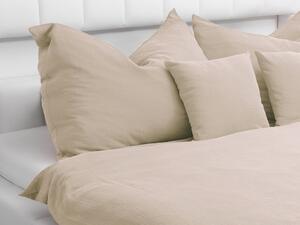 Biante Detské mušelínové posteľné obliečky do postieľky Nature MSN-005 Svetlo béžové Do postieľky 90x120 a 40x60 cm