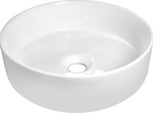 Deante Silia umývadlo 36x36 cm okrúhly pultové umývadlo biela CDL_6U4S