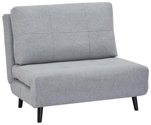 ROZKLADACIE KRESLO, textil, svetlosivá Ti'me - Sedačky