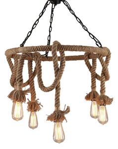 TooLight Stropné svietidlo Cord E27 hnedé