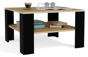 TP Living Konferenčný stolík Lawa Square 68 cm dub artisan/čierny