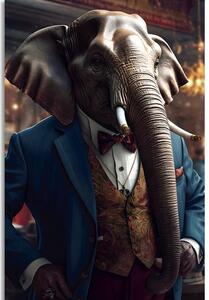 Obraz zvierací gangster slon