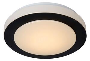 DIMY - Prisadené stropné osvetlenie do kúpeľne - priemer 28,6 cm - LED stmievatelná - 1x12W 3000K - IP21 - čierna