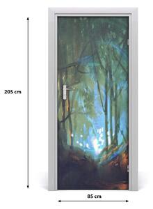 Samolepiace fototapety na dvere tajuplný les 85x205 cm