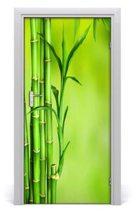 Samolepiace fototapety na dvere bambus 95x205 cm