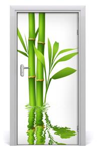 Samolepiace fototapety na dvere bambus 95x205 cm