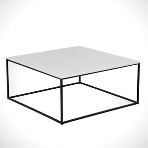 Kalune Design Konferenčný stolík Poly 75 cm biely II