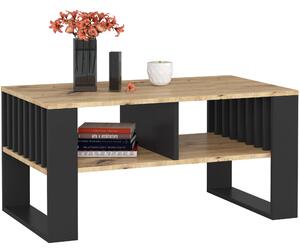 Ak furniture Konferenčný stolík Rockford dub artisan/čierny